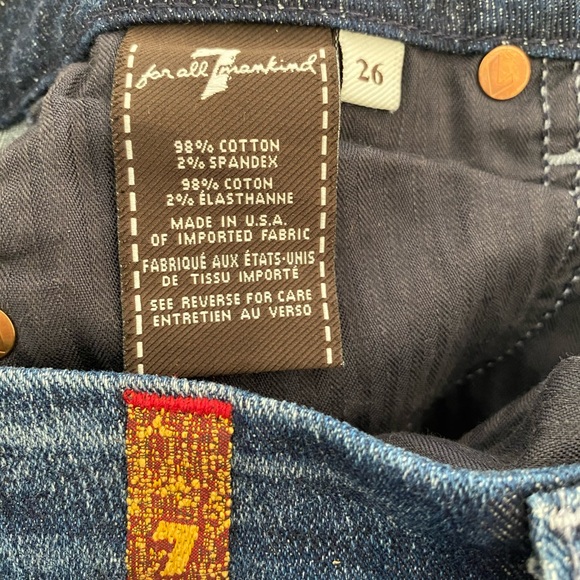 7 For All Mankind Studded A Pocket Bootcut Jeans - Picture 15 of 16